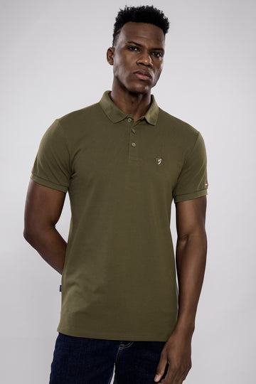 Men's Olive Green Polo T-Shirt – Classic Fit