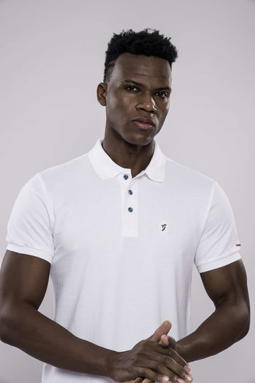 Premium White Polo T-Shirt for Men – Smart Casual Classic