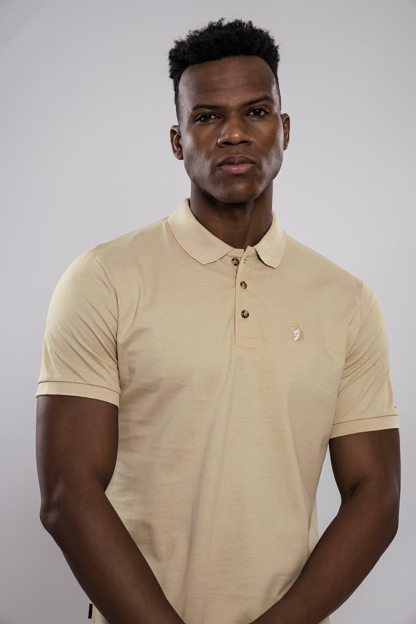 Classic Beige Polo T-Shirt