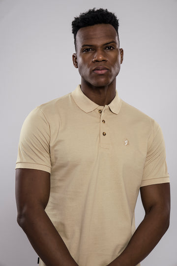 Classic Beige Polo T-Shirt