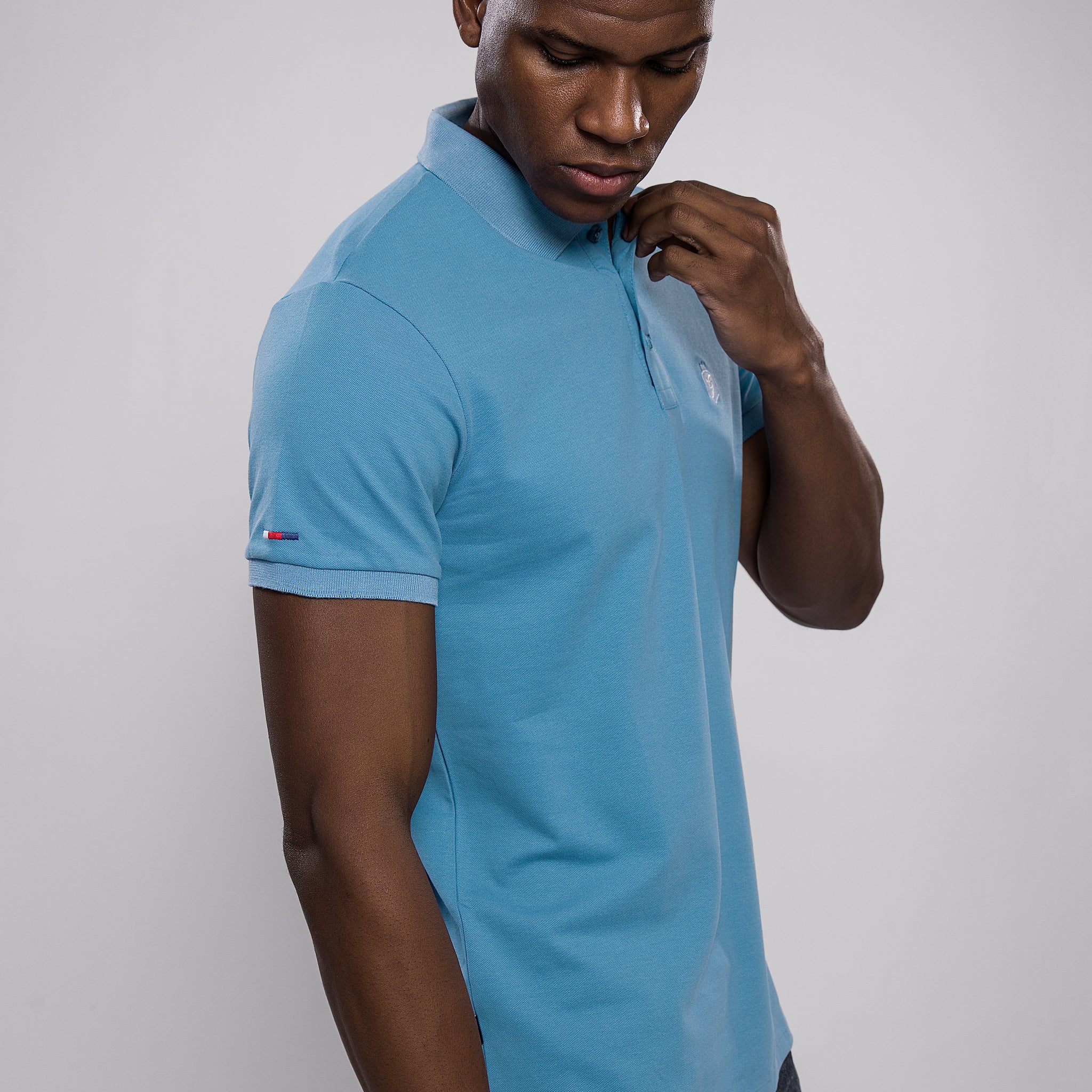 Men’s Light Blue Polo T-Shirt